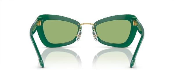 Swarovski Womens Sk6012 Butterfly SunglassesGreenDark Green