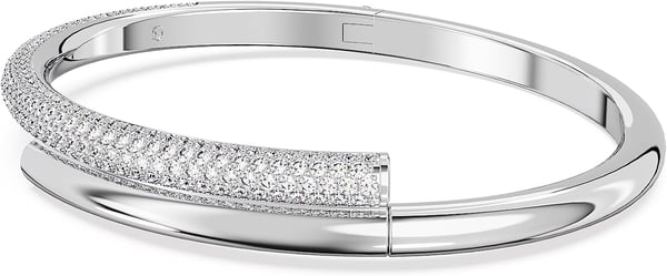 Swarovski Dextera Bangle CollectionRhodium Medium