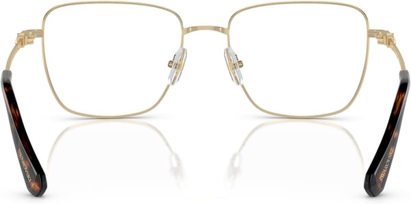 Swarovski Womens Sk1003 Square Prescription Eyewear FramesPale GoldHavanaDemo Lens