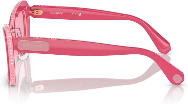 Swarovski Womens Sk6012 Butterfly SunglassesFuchsiaOld PinkPink