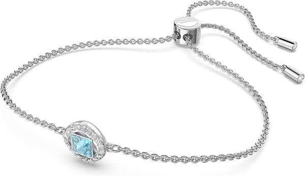 SWAROVSKI Angelic Square Collection BraceletAqua Blue