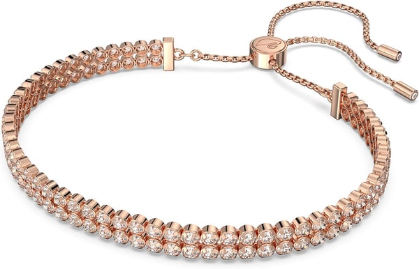 SWAROVSKI Subtle Bracelet Jewelry Collection Clear CrystalsRose Gold Tone Clear Crystals