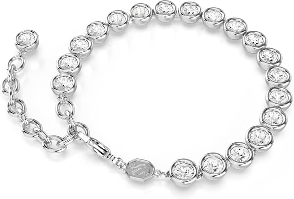 Swarovski Imber Tennis Bracelet Round cut Clear Rhodium FinishedSwarovski Imber Tennis Bracelet Round cut Clear Rhodium Finished