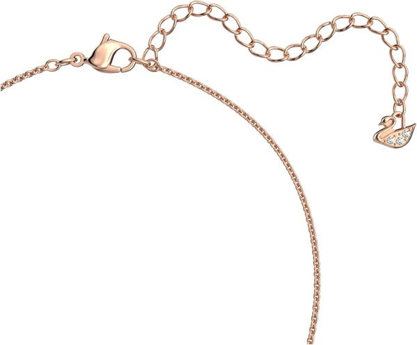 SWAROVSKI Lovely Bracelet amp Necklace Jewelry Collection Clear CrystalsNecklace  Rose Gold Tone Finish