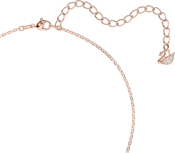 SWAROVSKI Iconic Swan Crystal Necklace Jewelry CollectionRose Gold Tone Necklace