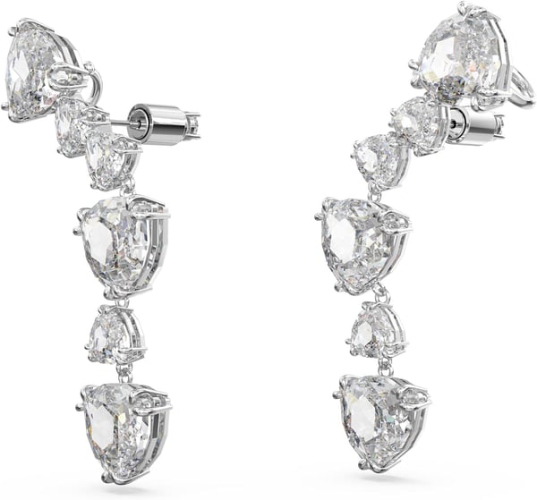 Swarovski Mesmera Earring Jewelry Collection Rhodium Finish Clear CrystalsSilver Ear Cuff