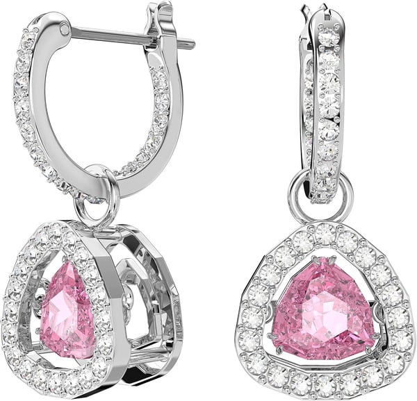 SWAROVSKI Millenia Crystal Jewelry Set Collection Pink and RoseGold CrystalsRhodium Finish