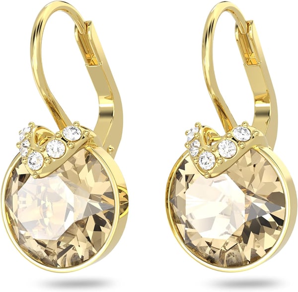 Swarovski Bella Crystal Earrings CollectionEarrings  Gold Crystals Gold Finish