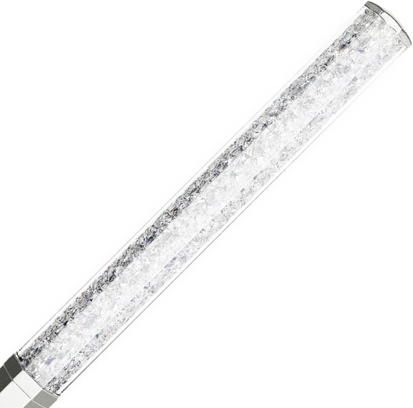 SWAROVSKI Crystalline Ballpoint Pen Chrome Finish with Light Blue Crystals and Hanging Star Charm Part of the Crystalline CollectionWhite