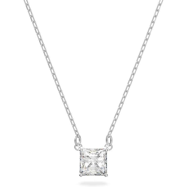 Swarovski Attract Crystal Necklace and Earrings Jewelry CollectionPendant Necklace  Rhodium Tone