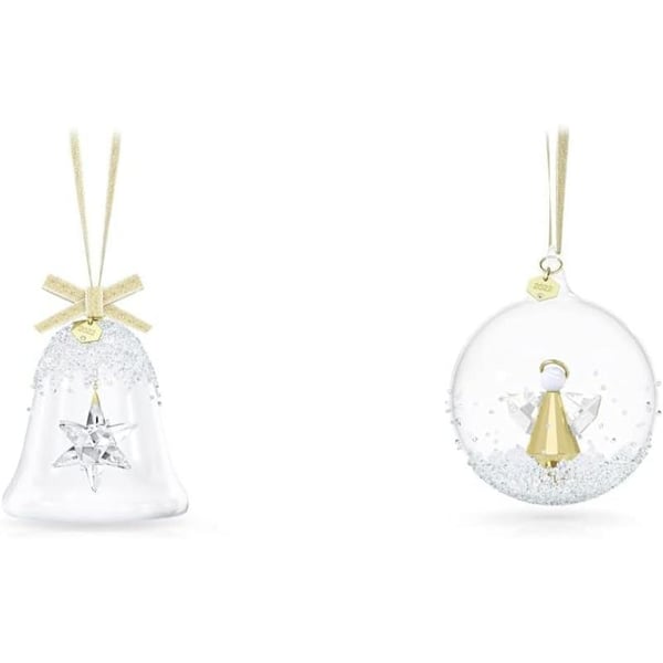 Swarovski Iconic Signum Swan Decoration Piece Small Clear Swarovski Crystals Part of the Swarovski Iconic Swan Collection2022 Bell amp Star Ornament  Ornaments 2022 Ball Ornament