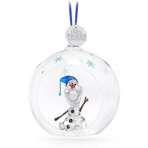 Swarovski Iconic Signum Swan Decoration Piece Small Clear Swarovski Crystals Part of the Swarovski Iconic Swan CollectionFrozen Olaf Ball Ornament Ornament