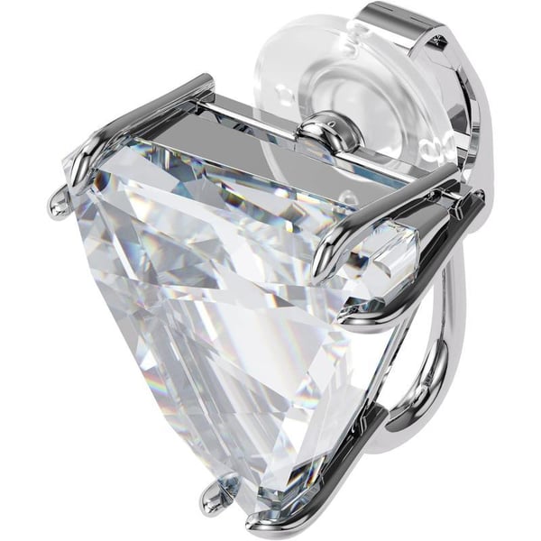 Swarovski Mesmera Earring Jewelry Collection Rhodium Finish Clear CrystalsTriangle Cut