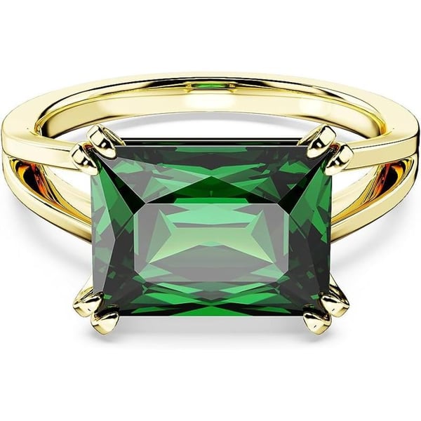 SWAROVSKI Matrix Cocktail Ring with Green StoneUS 5EU 50