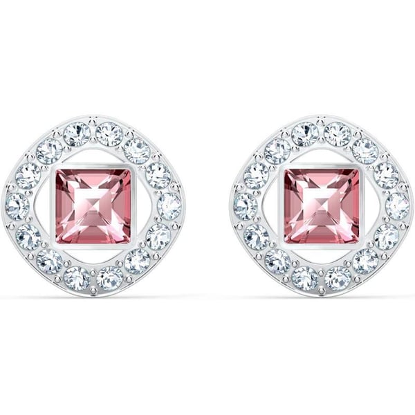 SWAROVSKI Angelic Square Collection EarringsPink