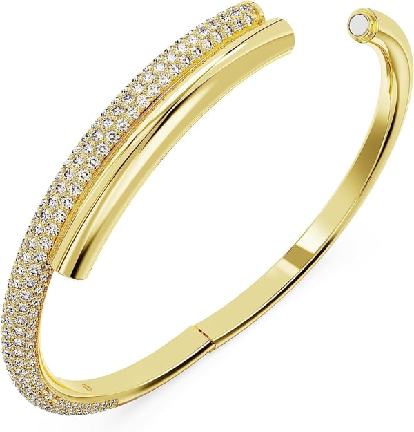 Swarovski Dextera Bangle CollectionGoldTone Large