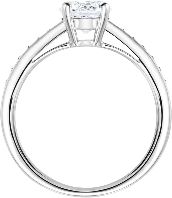 Swarovski Attract Round Ring Jewelry Collection Rhodium Finish Clear CrystalsUS 6EU 52