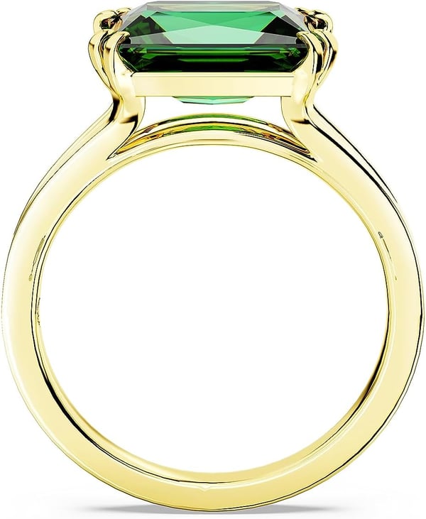 SWAROVSKI Matrix Cocktail Ring with Green StoneUS 5EU 50