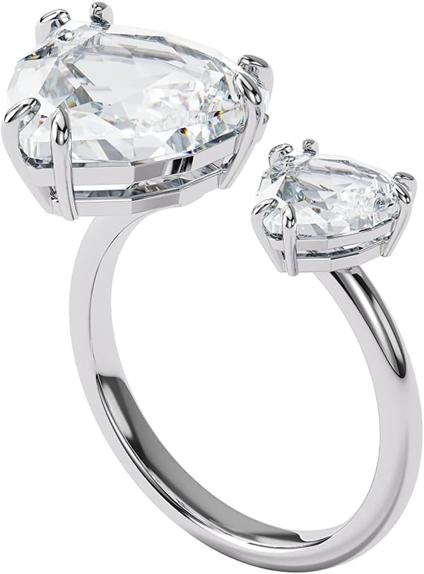 Swarovski Millenia Cocktail Ring Collection Rhodium Finish Clear CrystalsUS 6EU 52