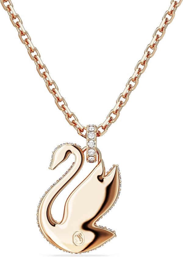 Swarovski Iconic Swan Crystal Necklace and Earrings Jewelry CollectionNecklace