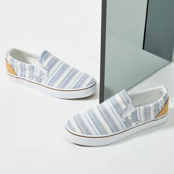 Women's Slip on Shoes Canvas Sneakers Loafers Non Slip Shoes Low Top Casual Shoes