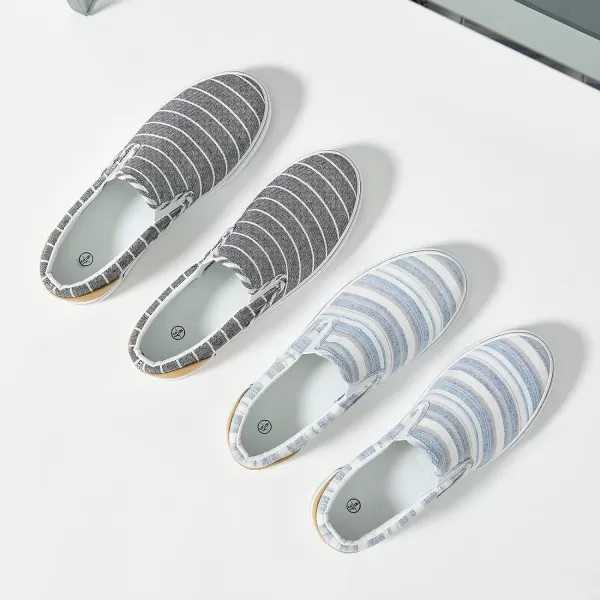 Women's Slip on Shoes Canvas Sneakers Loafers Non Slip Shoes Low Top Casual Shoes