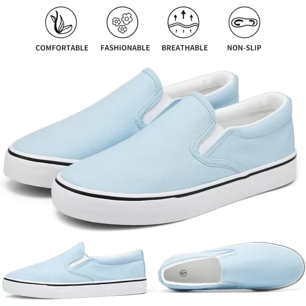 Women's Slip on Shoes Canvas Sneakers Loafers Non Slip Shoes Low Top Casual Shoes