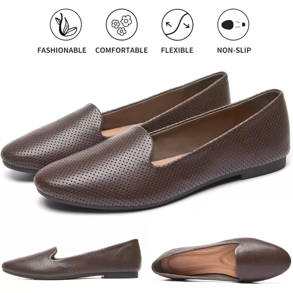 hash bubbie Black Flats Shoes Women Women's Dress Shoes Business Dressy Casual Shoes Ballet Flats Loafers Comfortable Slip on Shoes