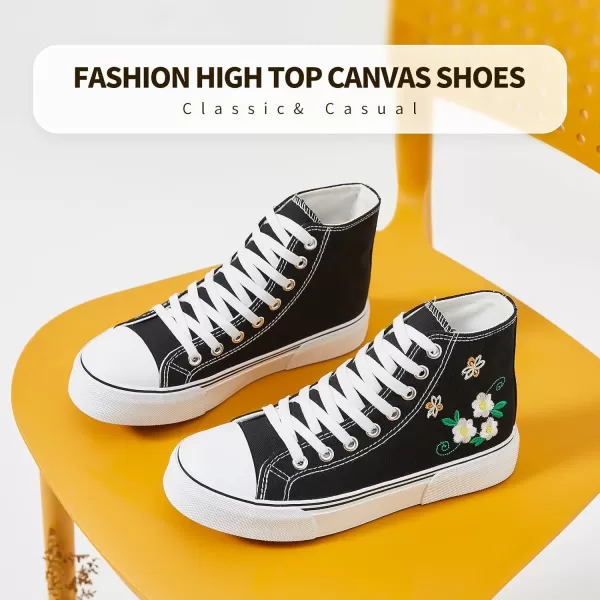 hash bubbie Unisex Fashion High top Sneakers Womens Classic High Tops Canvas Shoes Casual Tennis Shoes for Men
