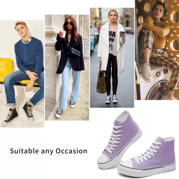 hash bubbie Unisex Fashion High top Sneakers Womens Classic High Tops Canvas Shoes Casual Tennis Shoes for Men