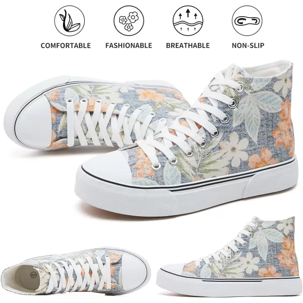 hash bubbie Unisex Fashion High top Sneakers Womens Classic High Tops Canvas Shoes Casual Tennis Shoes for Men
