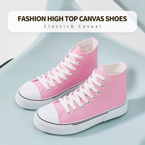 hash bubbie Unisex Fashion High top Sneakers Womens Classic High Tops Canvas Shoes Casual Tennis Shoes for Men