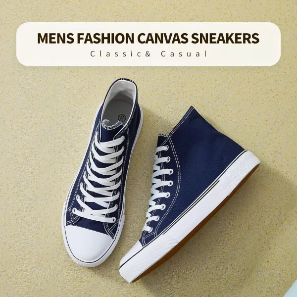 hash bubbie Unisex Fashion High top Sneakers Womens Classic High Tops Canvas Shoes Casual Tennis Shoes for Men