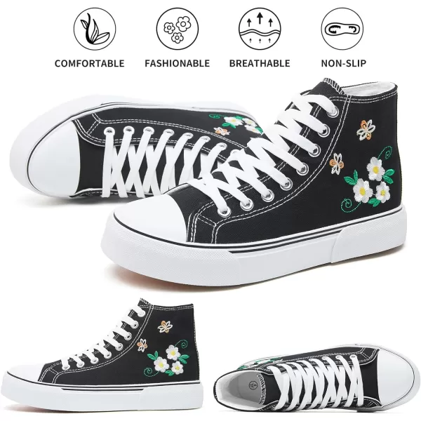 hash bubbie Unisex Fashion High top Sneakers Womens Classic High Tops Canvas Shoes Casual Tennis Shoes for Men