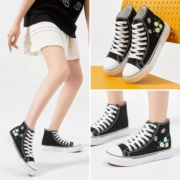 hash bubbie Unisex Fashion High top Sneakers Womens Classic High Tops Canvas Shoes Casual Tennis Shoes for Men