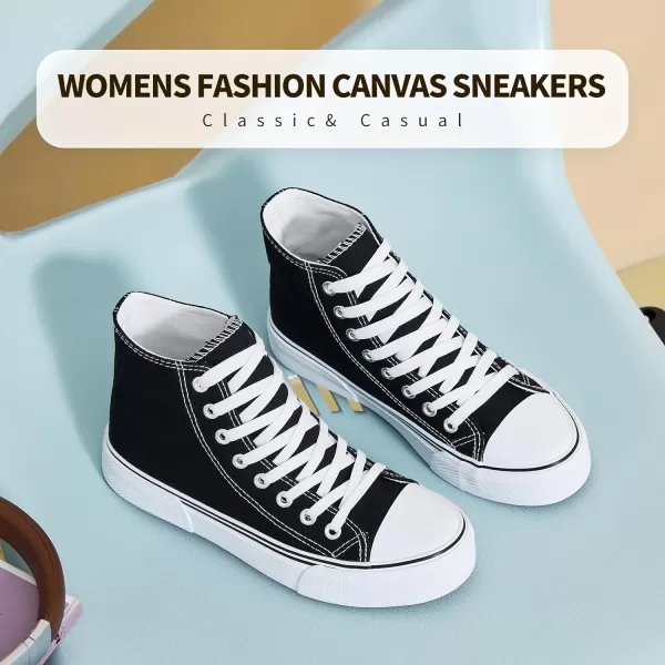hash bubbie Unisex Fashion High top Sneakers Womens Classic High Tops Canvas Shoes Casual Tennis Shoes for Men