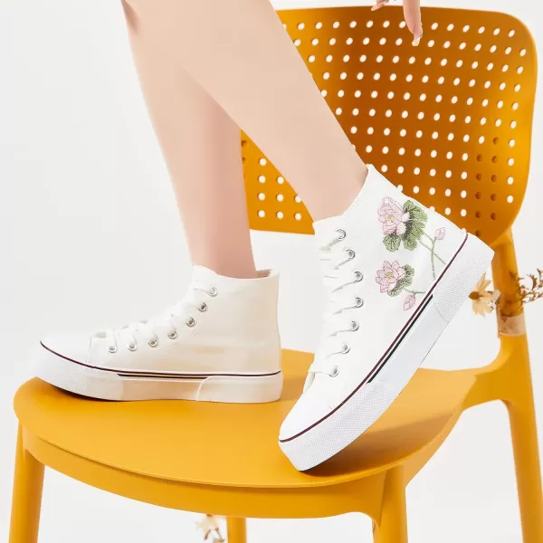 hash bubbie Unisex Fashion High top Sneakers Womens Classic High Tops Canvas Shoes Casual Tennis Shoes for Men
