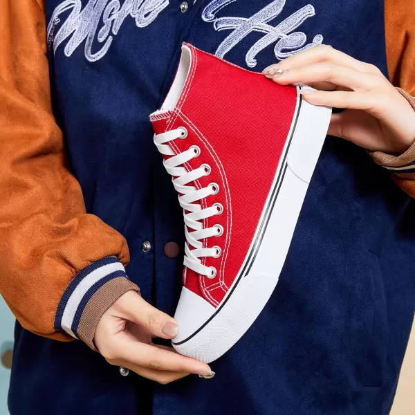 hash bubbie Unisex Fashion High top Sneakers Womens Classic High Tops Canvas Shoes Casual Tennis Shoes for Men