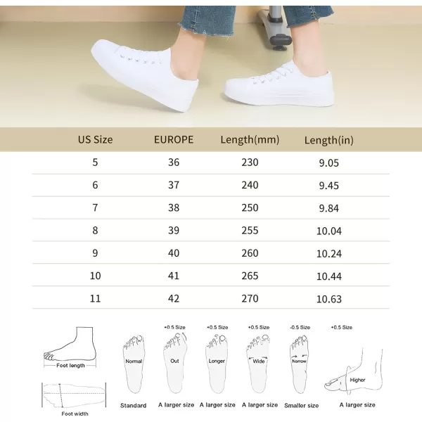 hash bubbie White Sneakers for Women Low Top Canvas Shoes Womens Canvas Sneakers Women's Fashion Sneakers Slip on Casual Tennis Shoes