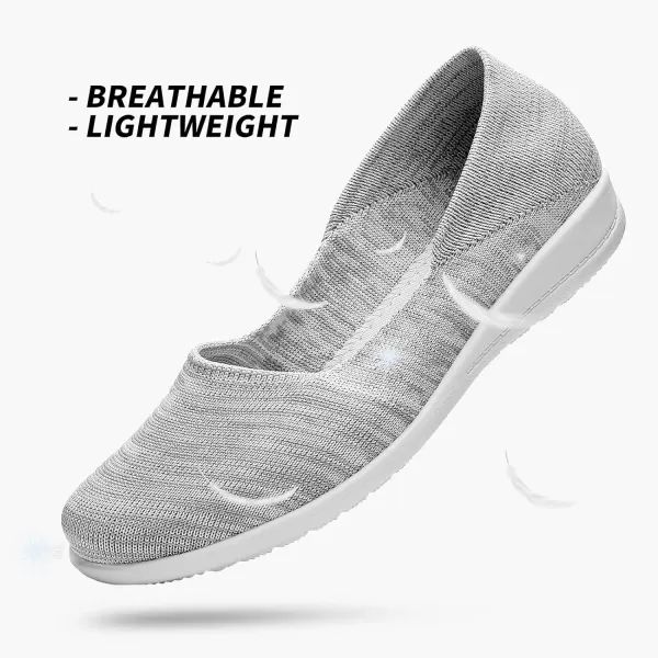 hash bubbie Women's Slip on Shoes Comfortable Flats Shoes Dress Shoes Tennis Shoes Work Nurse Casual Sneakers