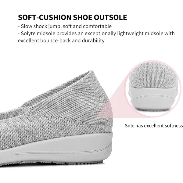 hash bubbie Women's Slip on Shoes Comfortable Flats Shoes Dress Shoes Tennis Shoes Work Nurse Casual Sneakers