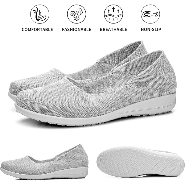 hash bubbie Women's Slip on Shoes Comfortable Flats Shoes Dress Shoes Tennis Shoes Work Nurse Casual Sneakers
