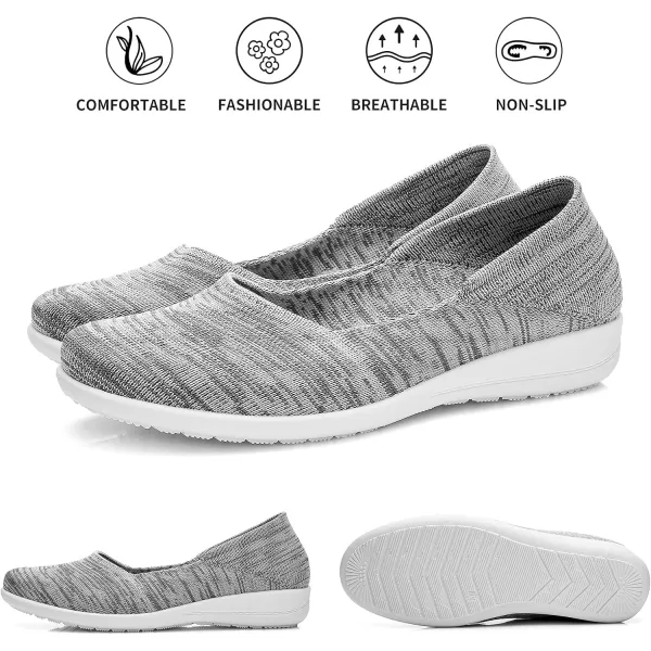 hash bubbie Women's Slip on Shoes Comfortable Flats Shoes Dress Shoes Tennis Shoes Work Nurse Casual Sneakers