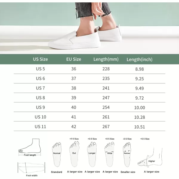 hash bubbie Womens White PU Leather Sneakers Low Top Tennis Shoes Casual Walking Shoes