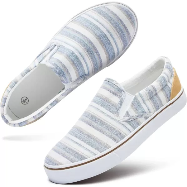 Women's Slip on Shoes Canvas Sneakers Loafers Non Slip Shoes Low Top Casual Shoes
