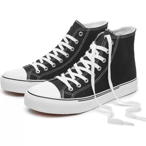 hash bubbie Unisex Fashion High top Sneakers Womens Classic High Tops Canvas Shoes Casual Tennis Shoes for Men