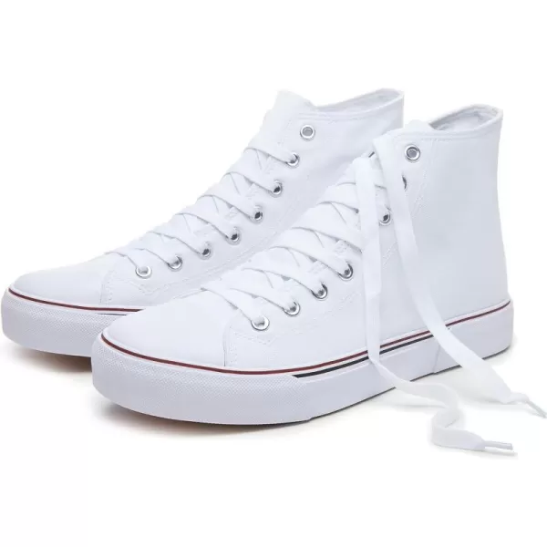 hash bubbie Unisex Fashion High top Sneakers Womens Classic High Tops Canvas Shoes Casual Tennis Shoes for Men