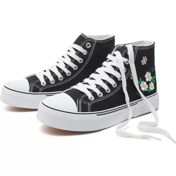 hash bubbie Unisex Fashion High top Sneakers Womens Classic High Tops Canvas Shoes Casual Tennis Shoes for Men