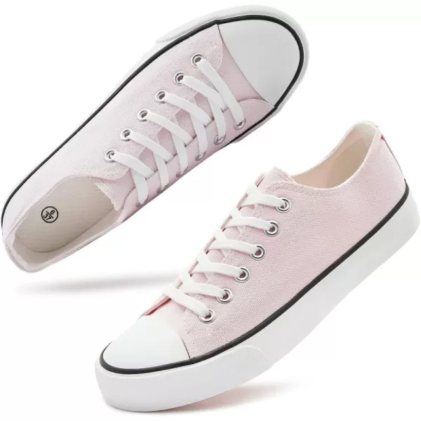 hash bubbie White Sneakers for Women Low Top Canvas Shoes Womens Canvas Sneakers Women's Fashion Sneakers Slip on Casual Tennis Shoes