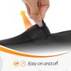 imageTUOPIN Mens Slip On ShoesBlack Loafers for MenCanvas Slip On for MenCasual Comfortable Shoes Fashion Light WeightBlack